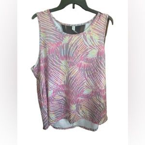 Ideology Tropic Fusion Sleeveless Top XXL NWT
